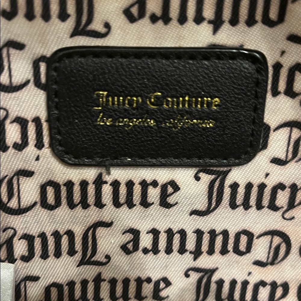 Juicy Couture Black Multi Rose Mini Backpack - Picture 7 of 9